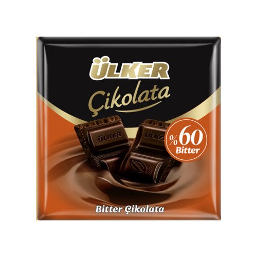 ÜLKER BİTTER 60 KARE ÇİKOLATA 60gr