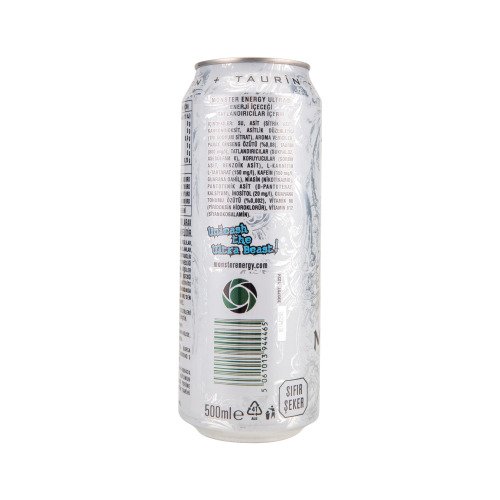 MONSTER ENERJİ ULTRA ŞEKERSİZ 500ml