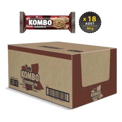 ETİ KOMBO LOKMALIK ÇİKOLATALI 84gr - Cips & Şekerleme
