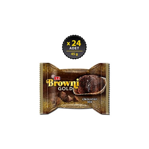 ETİ BROWNİ GOLD ÇİKOLATA KEK 45gr. - Cips & Şekerleme
