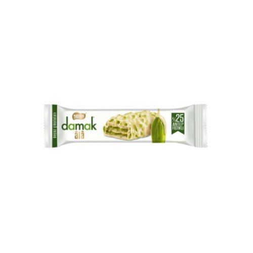 DAMAK ALA ANTEP FISTIKLI BEYAZ GOFRET 30gr - Cips & Şekerleme