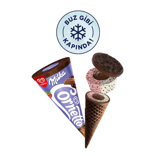 ALGİDA KORNETTO DİSC MİLKA - آيس كريم