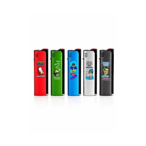 YAZI ESPİRİLİ ÇAKMAK MİNİ BOY YN 30TL