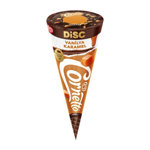 Algida Kornetto Disc Vanilla Caramel - Ice Cream