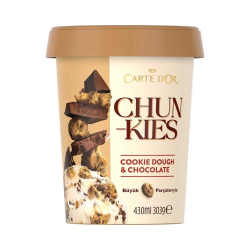 ALGİDA CARTE DOR CHUN KIES BROWNIE 430ml - Dondurma